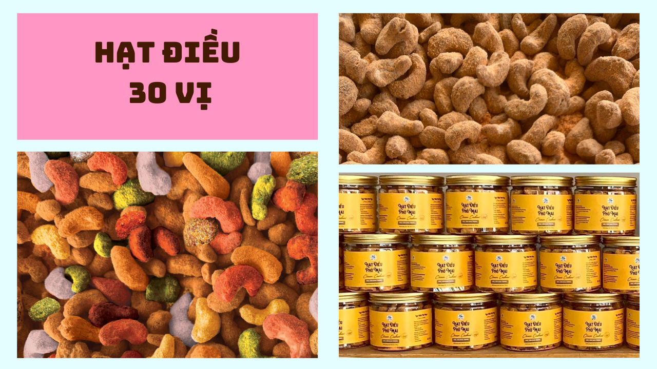 Hạt điều Chou Chou 30 vị